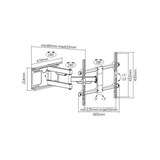 thumbnail of Support Orientable Pour Tv De 32 à 70 Avec 3 Articulations Mbg France - H3270-3a