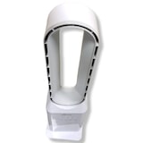 thumbnail of Ventilador de controle remoto de 50W - Ventilador sem lâmina de coluna de 3 velocidades com design de temporizador de 7h Branco NIKLAS