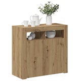 thumbnail of vidaXL Sideboard mit LED-Leuchten Artisan-Eiche 80x35x75 cm