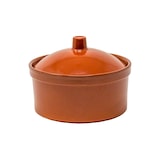 thumbnail of Garcia de Pou 20 Unités - Cocotte En Faïence Avec Couvercle 350 Ml Ø 12X6 Cm Marron Rougeatre Ceramique