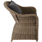 thumbnail of tectake Conjunto de ratán y aluminio lujoso compuesto de 4 sillones y mesa  Natural