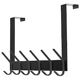 thumbnail of TOJ Living Deurkapstok – 12 haken – 43 cm – RVS – Mat zwart – Over-de-deur