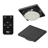 thumbnail of Lumisky Lanterna solar SERAPHINA alimentada por bateria H32CM Alumínio Castanho