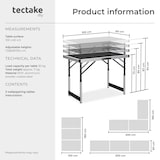 thumbnail of tectake 3 tables à tapisser - noir - 401030