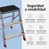 thumbnail of Taburete Plegable 3 Peldaños de Aluminio | UNIVERSALBLUE