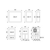 thumbnail of Bac Gastro Inox AISI 304 GN 1/6 Plein H. 20 mm - Gastroland