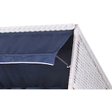 thumbnail of Strandkorb - bene living - Ostsee - uni/blau - PE weiß