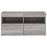 thumbnail of vidaXL TV-Wandschrank mit LED-Leuchten Grau Sonoma 80x30x40 cm
