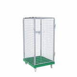 thumbnail of Rollbehälter ADB 1350 KU grün, 724 x 815 mm, 5-seitig, 1 Tür, Cr 3