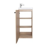 thumbnail of Meuble lave-mains sur pieds JOHANN décor chêne