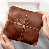 thumbnail of Carta velina marrone cioccolato 50x75cm – Confezione da 500 fogli per confezioni, eventi, fioristi e fai-da-te