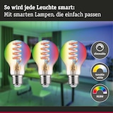 thumbnail of Paulmann Filament 230 V Smart Home Zigbee 3.0 Ampoule LED E27  3x470lm 3x6,3W RGBW+ gradable Doré 29163