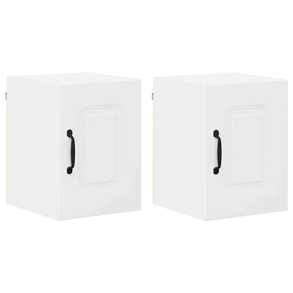 vidaXL Küchenwandschrank 2 pcs Weiß 30 x 31 x 40 cm Holzwerkstoff
