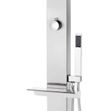 thumbnail of vidaXL Gartendusche 220 cm Edelstahl