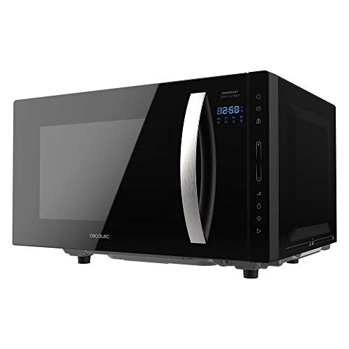 Cecotec Microondas sin plato GrandHeat 2300 Flatbed Touch Black. Capacidad 23 litros, Potencia 800 W, 