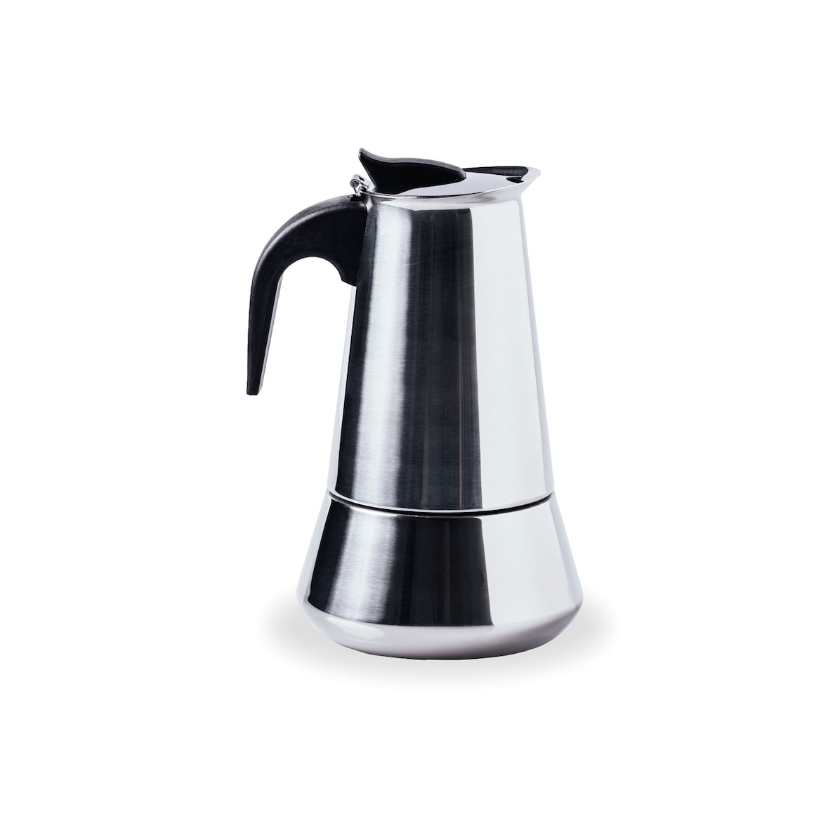 Lacor - 62033 - Cafetière italienne Milan, cafetière express, acier inoxydable 18/10, capacité 4 tasses