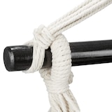 thumbnail of tectake Cadeira suspensa Malika, estilo boémio, capacidade de carga 150kg - Preto