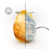 thumbnail of Candle Brothers Duftlampe elektrisch, modern, vielseitig, HxBxT: 20,5x16x16 cm, Keramik, für Wachs & Öl, Porzellan