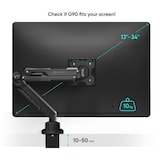 thumbnail of ONKRON Soporte de Monitor 13-34", hasta 10 kg, VESA 75x75 y 100x100, Giratorio e Inclinado, para mesa y TV, modelo G90-B Negro