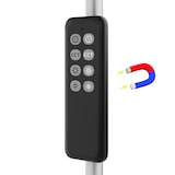 thumbnail of Deckenfluter Auralis LED 20W, Leselicht, dimmbar - Nickel matt