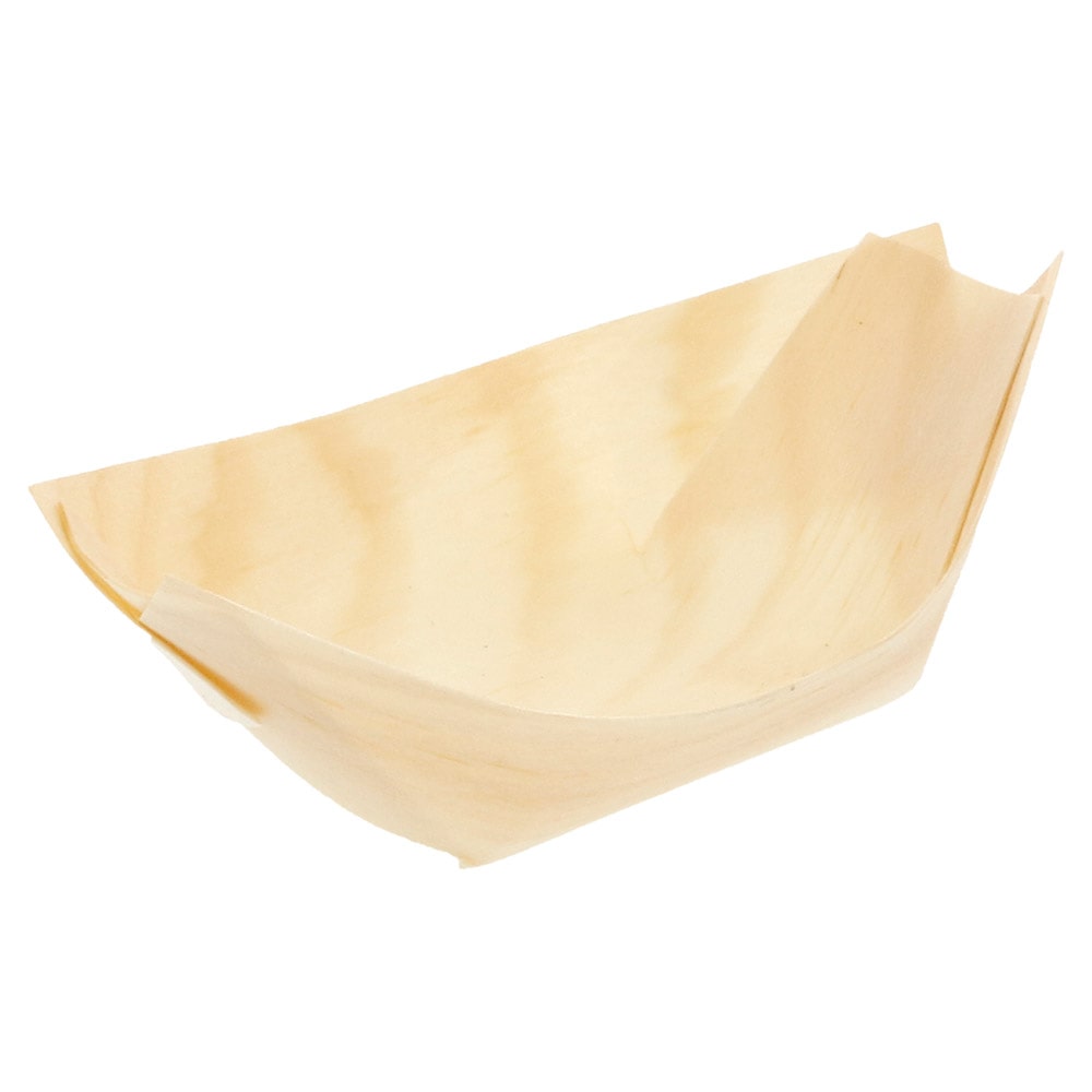 Garcia de Pou 2000 Unités - Barquettes En Feuille De Pin 11X7X2 Cm Naturel Bois