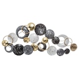 thumbnail of WellHome - Decoración de pared redondo de metal 90,5x6,5x44cm