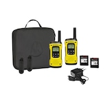 thumbnail of Motorola T92 H2O Talkie, lot de 2 jaune/noir, 8 canaux + 121 sous‑codes, flottant SOS