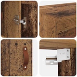 thumbnail of vidaXL Wandschrank Altholz 34,5 x 34 x 90 cm Holzwerkstoff