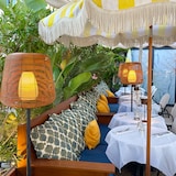 thumbnail of Lumisky Lampadaire d'extérieur filaire TALL BOHEME E27 H150cm Polyrotin Marron