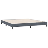 thumbnail of vidaXL Boxspringbett ohne Matratze Dunkelgrau 180x210 cm Samt