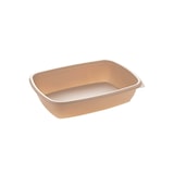 thumbnail of 300x Menüschale, PP, beige, ungeteilt, 900ml