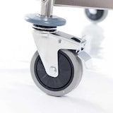 thumbnail of Stalgast Edelstahl Servierwagen, mit zwei Borden, 845 x 525 x 940 mm (BxTxH)