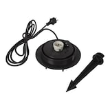 thumbnail of Lichtbol voor tuin, rond, kogellamp met grondpen, gebruik binnen en buiten, Ø 38 cm, 3 m voedingskabel, fitting E27, IP65, wit