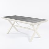 thumbnail of Mesa Extensível 162-202, Tampo Cerâmico, Alumínio e Cerâmica, Cor Branco Envelhecido, 162-202 cm x 92 cm x 78 cm de altura