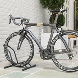 thumbnail of Estacionamento para Bicicletas Suporte para Bicicletas de Aço para Interior e Exterior 59x41x38 cm Preto