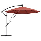 thumbnail of Parasol Terre cuite 294 x 294 x 248 cm Polyester et Aluminium Modèle Atlas Outdoor