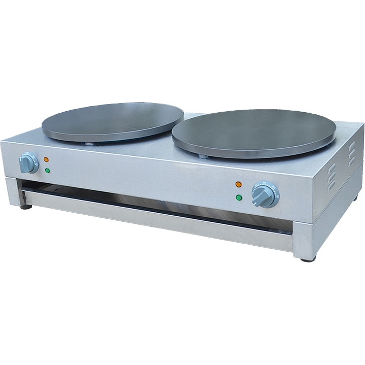 Crêpière Électrique Professionnelle Double Materiel Horeca - GDCM02