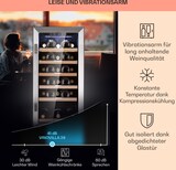 thumbnail of Klarstein Vinovilla 29 Built-In Weinkühlschrank 81 l / 29 Fl. Glastür Edelstahl Edelstahl