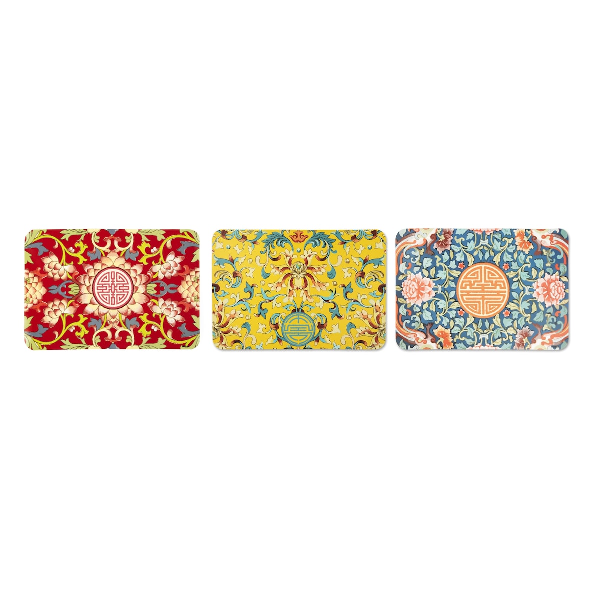 Excelsa lot de 6 sets de table La Via Della Seta plastique 43x0,1x28,5 cm multicolore