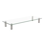 thumbnail of ROLINE Supporto per monitor in vetro regolabile in altezza, rettangolare, fino a 20 kg