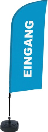 thumbnail of Showdown Beachflag - Komplett-Set - Eingang Deutsch - Blau/Schwarz