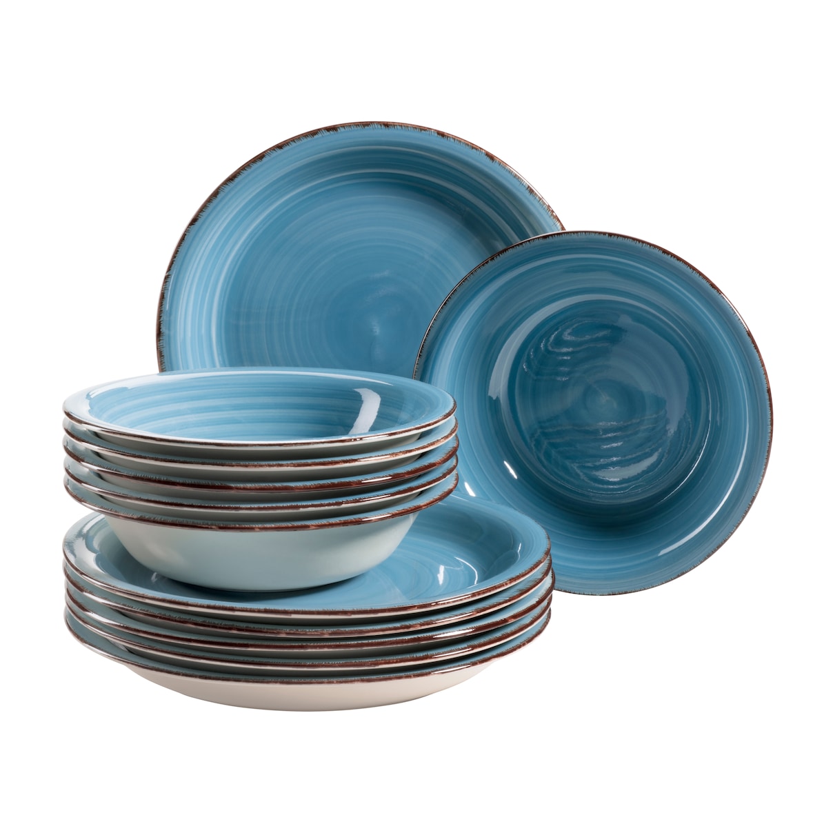 MÄSER Diner servies 12-delig DARK BLUE, 931602