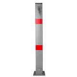 thumbnail of 2x Absperrpfosten eckig Parkplatzsperre Sperrpfosten klappbar Standfuß