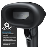 thumbnail of Aplic Handscanner Wireless Barcode Scanner 2.4 GHz 1D 2D, 2000 mAh, inkl. Standfuß