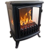 thumbnail of Chemin'Arte Chimenea eléctrica de pie Foyer Fire Glass Negra 55 cm con efecto de llamas 3D - 139