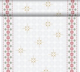 thumbnail of Duni Dunicel® Tête-à-Tête-Tischläufer 0,4 x 24 m Tradition, 4 Stk/Krt (4 x 1 Stk)