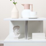 thumbnail of HOMCOM Tavolino Da Salotto con Ripiani Arredamento in Legno Bianco