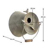 thumbnail of DanDiBo Vogelhaus zum Aufhängen Metall Deko Pott Eimer wetterfest 481997 Nistkasten Futterstation für Vögel Shabby Metalleimer Bottich Balkon