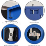 thumbnail of PROREGAL Stahlschrank BEE mit 4 verzinkten Fachböden | HxBxT 195x92x60cm | Grau-Blau | Werkstattschrank Werkzeugschrank Aktenschrank Universalschrank