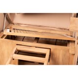 thumbnail of Strandkorb - bene living - Ammersee Single Teak Bullauge - PE shell - Modell 534 - Einsitzer inkl. Liftersystem